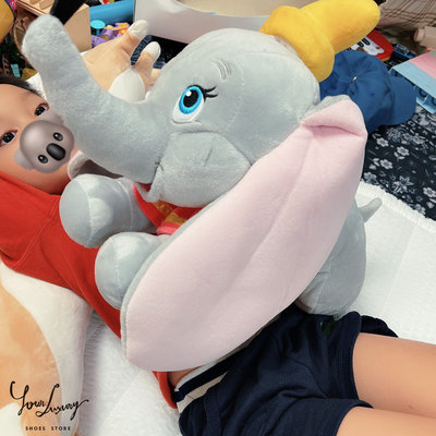 【Luxury】 迪士尼正品代購 現貨 小飛象 睡覺枕頭 娃娃 抱枕 午睡枕 絨毛娃娃 DISNEY DUMBO 大象