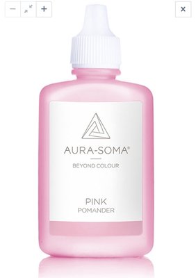英國Aura-soma 保護靈氣(波曼德)塑膠瓶 (粉色Pink）。英國原裝