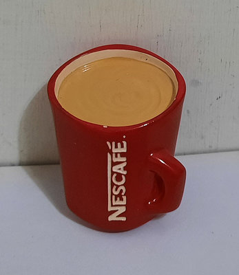 Nescafe 雀巢咖啡杯造型立體磁鐵/留言磁鐵/冰箱磁鐵