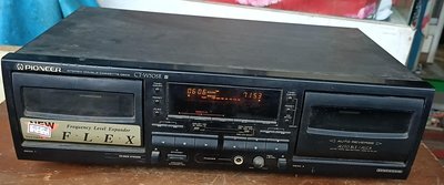 Pioneer先鋒 CT-W505R立體聲雙盒式錄音機(零件機)