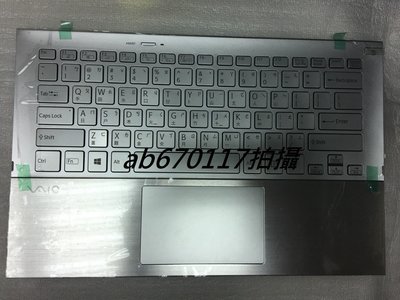 台北光華快修 SONY VAIO PRO13 SVS132 原廠鍵盤  SVP13 SVP132A1CP 鍵盤 銀色C殼