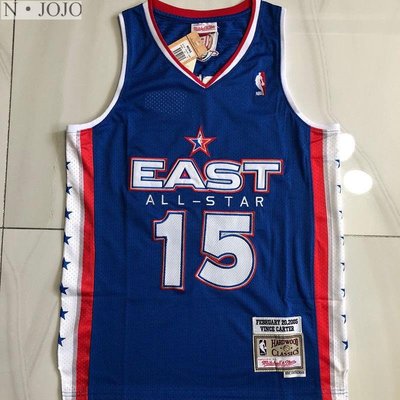 NBA 密繡高級球服  NBA#05年全明星賽  15號全刺繡籃球服  復古上衣 運動籃球衫