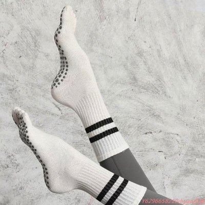 瑜伽襪五指專業防滑硅膠秋冬運動健身襪中筒普拉提襪子室內舞蹈襪