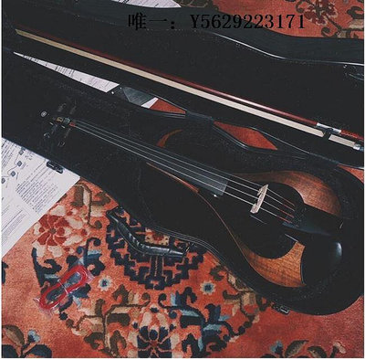 小提琴雅馬哈電子小提琴YEV104/105/YSV104靜音/四弦五弦專業演出提琴手拉琴