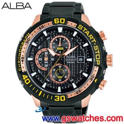 【金響鐘錶】全新ALBA AM3102X1,公司貨,保固1年,時尚男錶,計時碼錶,日期顯示,VD57-X016K