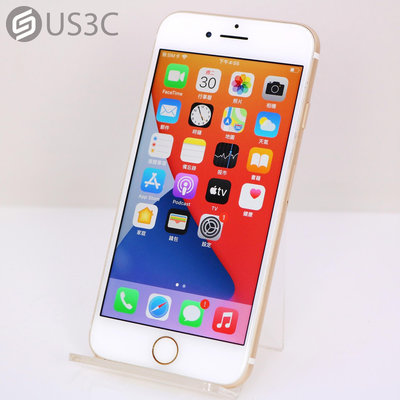 【US3C-高雄店】【一元起標】台灣公司貨 Apple iPhone 7 128G 金色 4.7吋 指紋解鎖 Touch ID 空機 蘋果手機