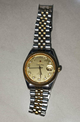 【不會動】瑞士梅花麥 TITONI Cosmo King 機械錶 男錶 瑞士錶 梅花錶 鑽錶 男半金 蠔式機械錶 腕錶 1130220