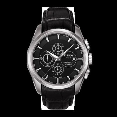 Tissot 天梭庫圖系列皮帶機械男腕錶 T0356271605100