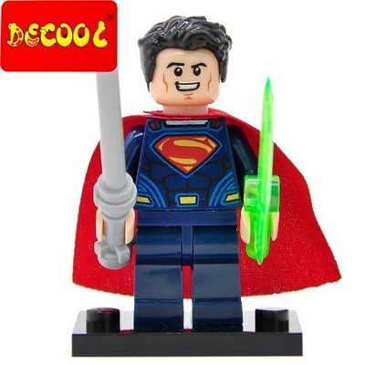 【積木班長】得高 影版 超人 附氪石武器 蝙蝠俠對超人 超級英雄 人偶 袋裝/相容 樂高 LEGO 積木