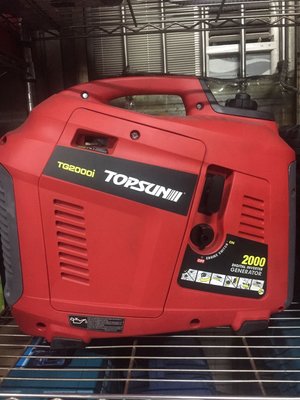 工具醫院 TOPONE 系列 TOPSUN TG2000i 變頻式 超靜音 2000W 四行程 汽油引擎發電機！(特價)