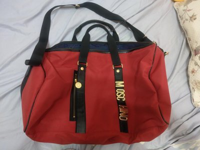 Moschino 與日本休閒袋MARUEM聯合紅包大型旅行袋(日本制)