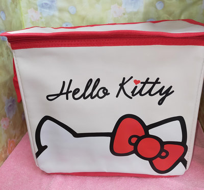 正版 三麗鷗 Hello Kitty 保冰袋 野餐袋 大容量  保溫  餐袋 手提袋 野餐袋  保溫袋