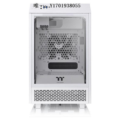 電腦機箱Tt臺式機電腦主機白小機箱The Tower 100全景直立式 ITX迷你機殼主機箱