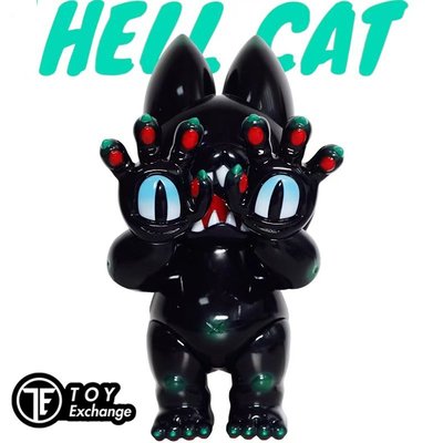 全館免運 【玩具交易所】GRAPE BRAIN × ARTboratory巨大化黑色地獄貓 可開發票