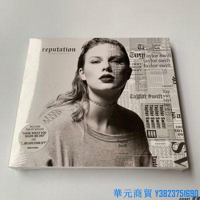 華元CD 泰勒斯威夫特 Taylor Swift Reputation CD附海報 TS6專輯CD