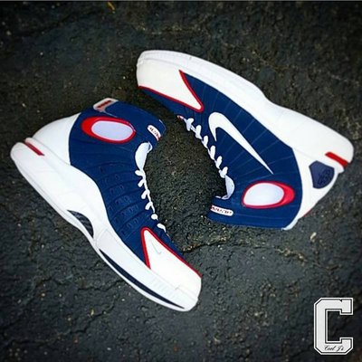 Nike Air Zoom Huarache 2K4 科比 藍白 籃球鞋 男鞋308475-400
