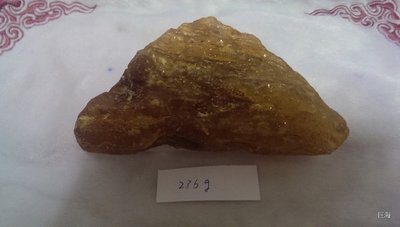 1088天然琥珀原礦琥珀香珀蜜蠟大塊料286G波蘭琥珀原礦老松香(黃金琥珀)