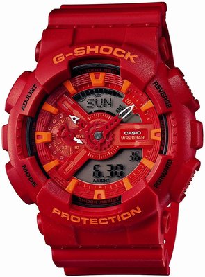 日本正版 CASIO 卡西歐 G-Shock GA-110AC-4AJF 男錶 男用 手錶 日本代購