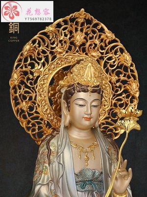 【熱賣精選】京銅西方三圣阿彌陀佛大勢至觀音菩薩佛像神像擺件家居工藝品