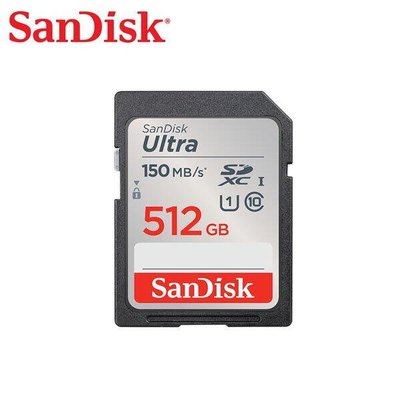 【中壢NOVA-水世界】SanDisk ULTRA 512G SDXC【C10 讀取150MB/s】公司貨 記憶卡