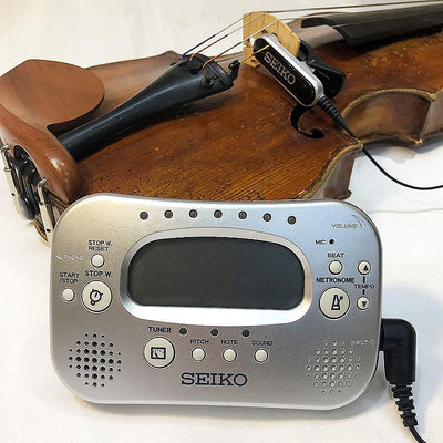 新款推薦 日本精工調音器sth100小提琴專用校音器節拍器樂器通用琵琶定音器 可開發票