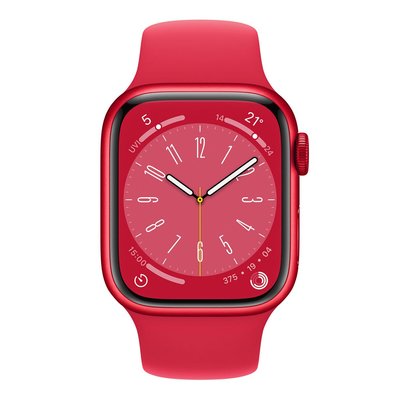 💓好市多代購💓 Apple Watch S8 (GPS + 行動網路) 41公釐鋁金屬錶殼 運動型錶帶 四款顏色