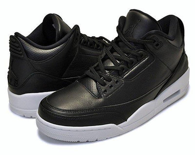 Nike Air Jordan 3 RETRO AJ3 136064-020 黑白色 皮革