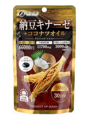 日本FINE 高活性 納豆 椰子90粒