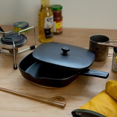 【Apple 艾波好物】日本 MEISTER HAND 耐熱烤盤 焗烤盤 手把烤盤 手持烤盤 19.5cm