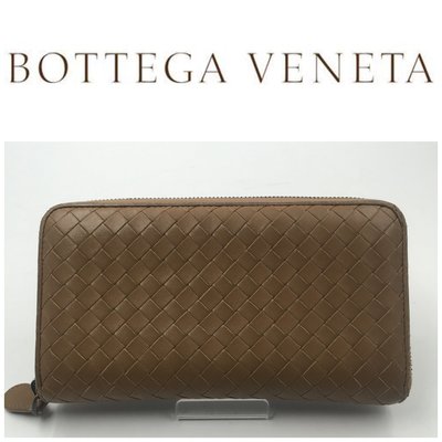 【皮老闆二店】二手真品 Bottega Veneta 錢包 皮夾 bv 編織長夾 長夾 藍311