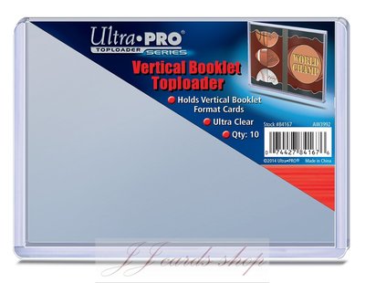 【☆ JJ卡舖 ☆】美國原廠 Ultra Pro 高透明品質 一般卡夾 - "直式" 書本卡夾 (一包／10個)