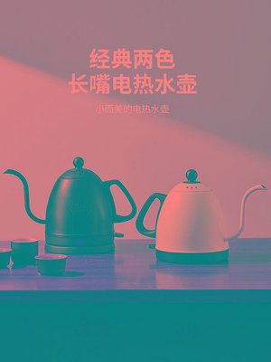 光一不銹鋼燒水壺小型家用電熱水壺長嘴煮水壺泡茶專用咖啡手沖壺