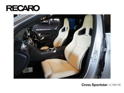 【Power Parts】RECARO Cross Sportster LL100H SE 可調賽車椅(白)