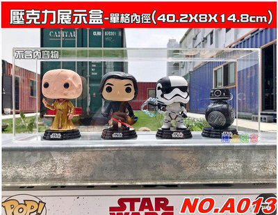 【現貨】積木城市A013 滑門壓克力展示盒 FUNKO POP 英雄 星際大戰 收藏 玩具 公仔 收藏 防塵 收納盒 展示盒