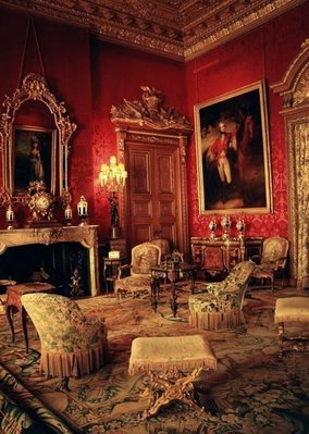 (已售)【家與收藏】賠售特價稀有珍藏歐洲古董法國古典優雅凡爾賽宮廷玫瑰手工刺繡法國椅
