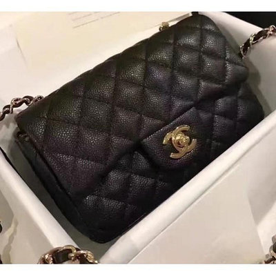 CHANEL(香奈兒)Flap Mini Coco A69900 包 荔枝紋 20 黑色 金鍊 金釦 現貨