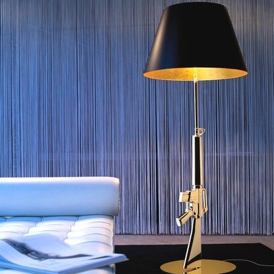 D✚L 正品燈具 Flos Lounge Gun 長槍立燈 18k鍍金 by Philippe Starck 立燈