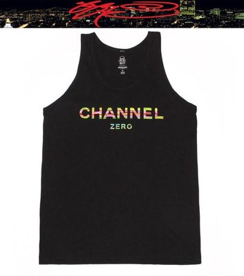 【 現貨 】全新正品2013  SSUR x CLOT Channel Zero Static Color Tank 翻玩 香奈兒 彩虹 背心 黑色 L XL
