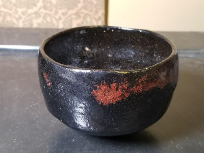 日本樂燒黑樂茶碗