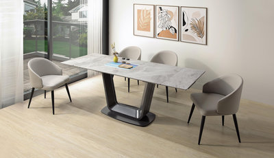 康托爾6. 6尺岩板伸縮餐桌 (938 )XJ A452-01