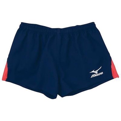 MIZUNO美津濃 日本同步 限定 男 橄欖球 短褲 專業 日本製 64RM-30094 深藍紅