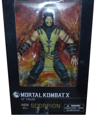 金錢貓雜貨 全新 Mezco 12吋 真人快打 X Mortal Kombat X 蠍子 Scorpion
