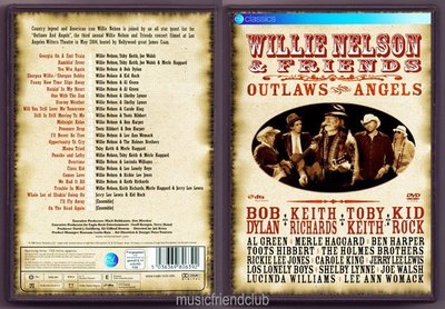 音樂居士新店#Willie Nelson and Friends - Outlaws and Angels (/dts) DVD
