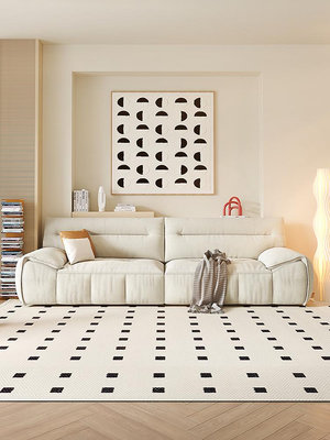 奶風棉花糖布藝沙發小戶型客廳公寓臥室極簡北歐款直排沙發 自行安裝