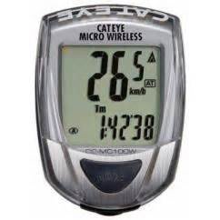 日本 CATEYE CC-MC100W 無線碼錶 LED背光 銀色