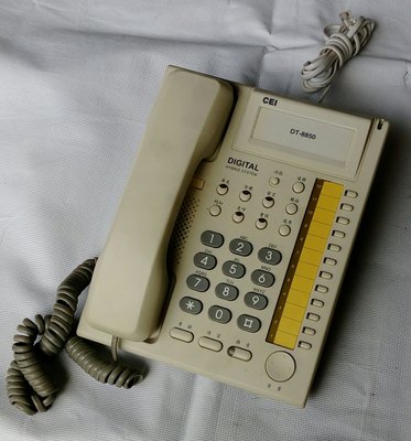 標準型 DT-8850S 掛壁用 萬國數位話機 彈性鍵 免持內線對講 總機 電話機 -8