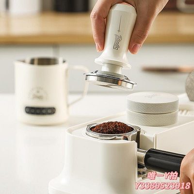咖啡組Bincoo咖啡底座套裝咖啡器具壓粉錘咖啡機彈力通用51/58mm布粉器咖啡器具
