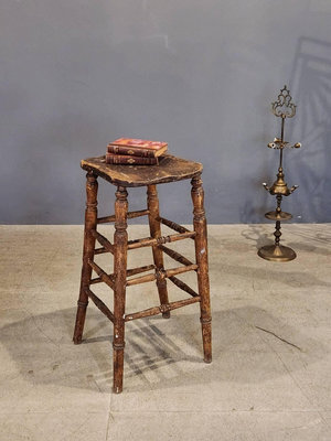 英國 百年 手工  老橡木 古董 吧台椅 高腳椅 古董椅 展示檯 ch1025 【卡卡頌  歐洲古董】✬