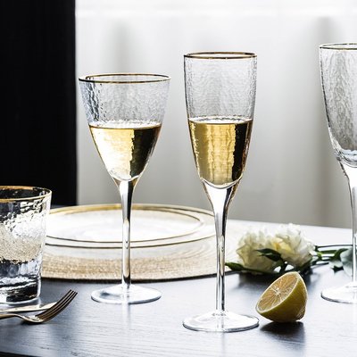 現貨熱銷-酒杯玻璃創意紅酒杯香檳杯家用個性威士忌杯啤酒酒具杯子#歐式 #簡約 #便捷生活