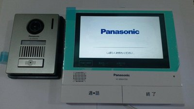 Panasonic 國際牌 日本 松下 觸控 大螢幕 7吋 2.7吋 彩色影像對講機 居家 防盜 火災住警器 遠端手機通知 訪客對講 遠端開門 連接家用電話機